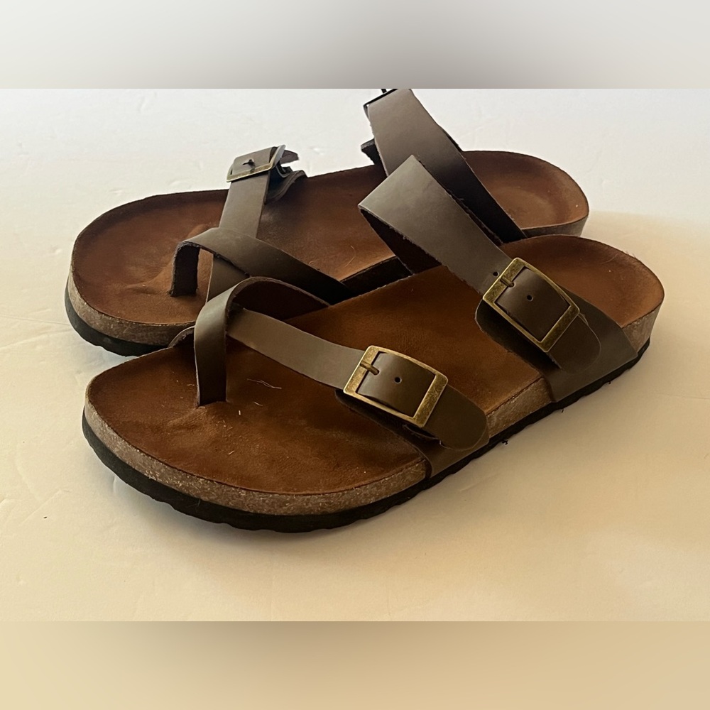 Sonoma Women’s Brown Sandals Shoes size 7 M - Picture 4 of 7